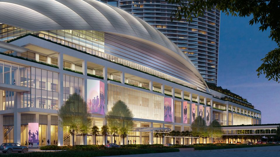 The Marina Bay Sands' new IR2 entertainment arena.