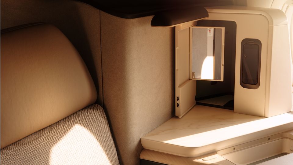 Thoughtfully considered storage spaces are part of the Aria Suite's human-centric design.