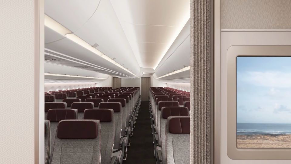 Qantas' new international economy seat will debut on the ultra-long range Airbus A350 fleet.