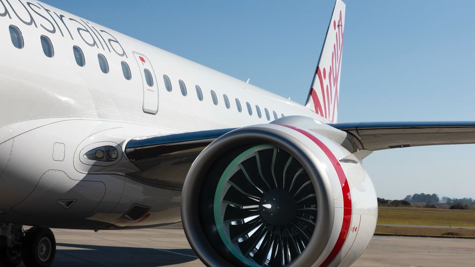 Virgin Australia's new regional 'E-jet'.
