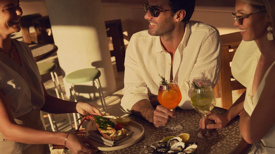 Expect lobster bucatini or rotisserie chicken at Haven... with plenty of tasty cocktails.