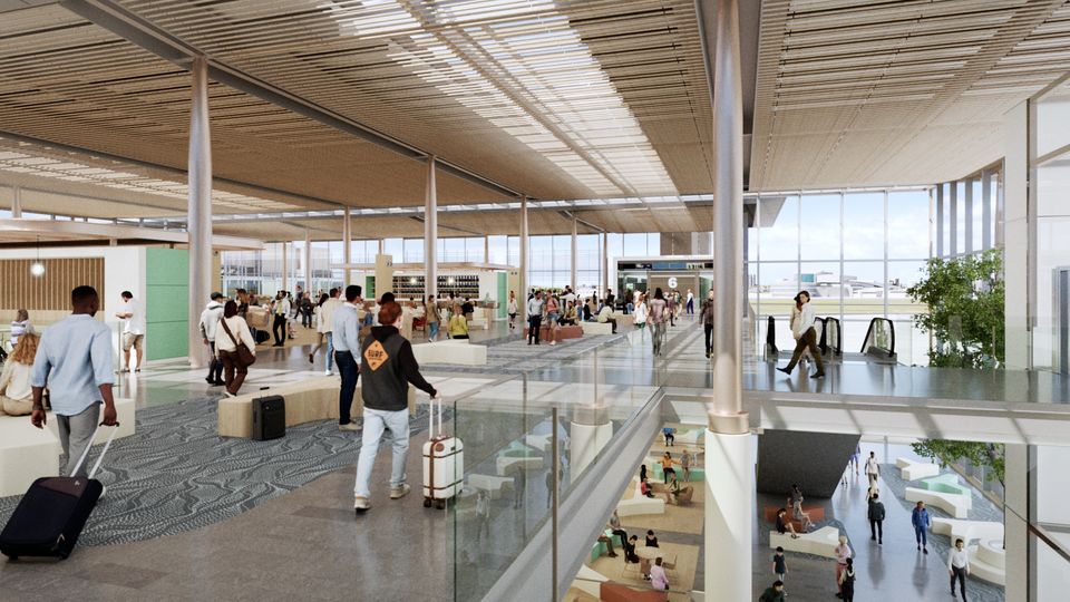 Swing gates at T2-T3 will separate domestic and international passengers.