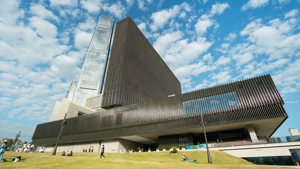 The West Kowloon Cultural District is anchored by the stunning M+ museum of modern art.