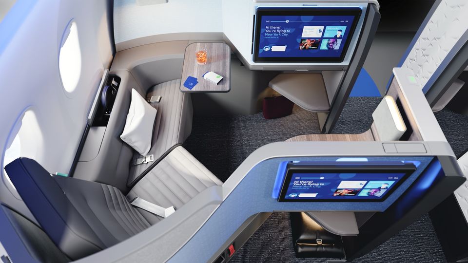 JetBlue's A321LR Mint Studio is a 'business plus' approach to the front row.
