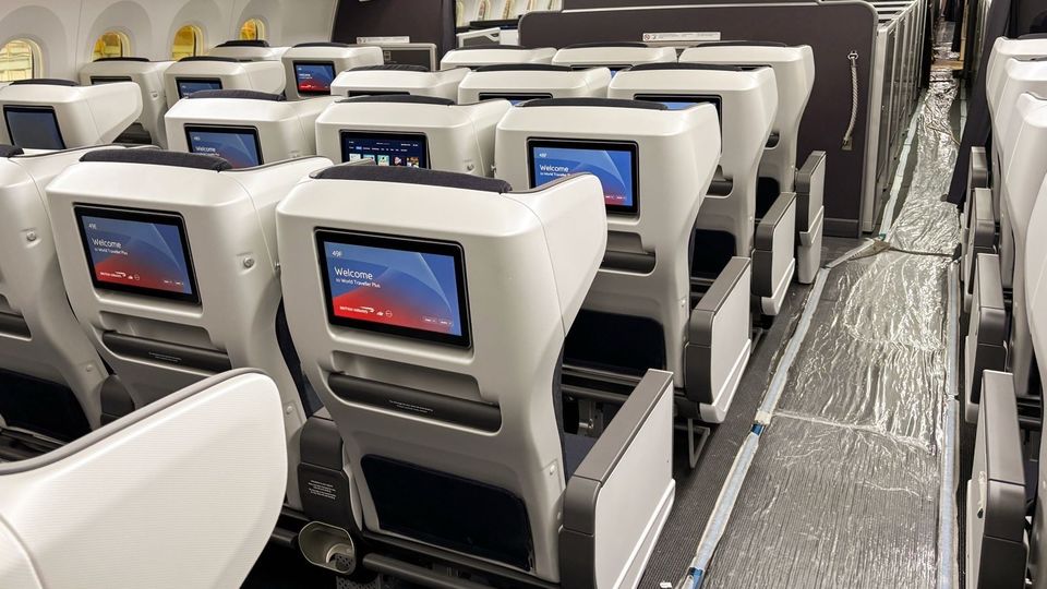 BA's latest 787-9 World Traveller Plus premium economy seat.
