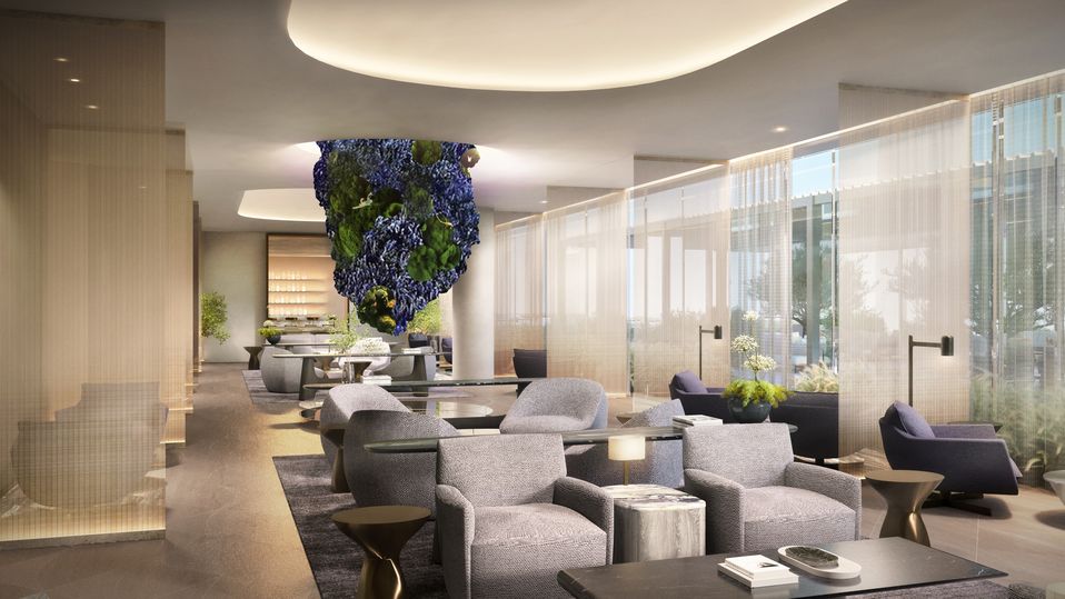 Riyadh Air's new Hafawa Lounge.