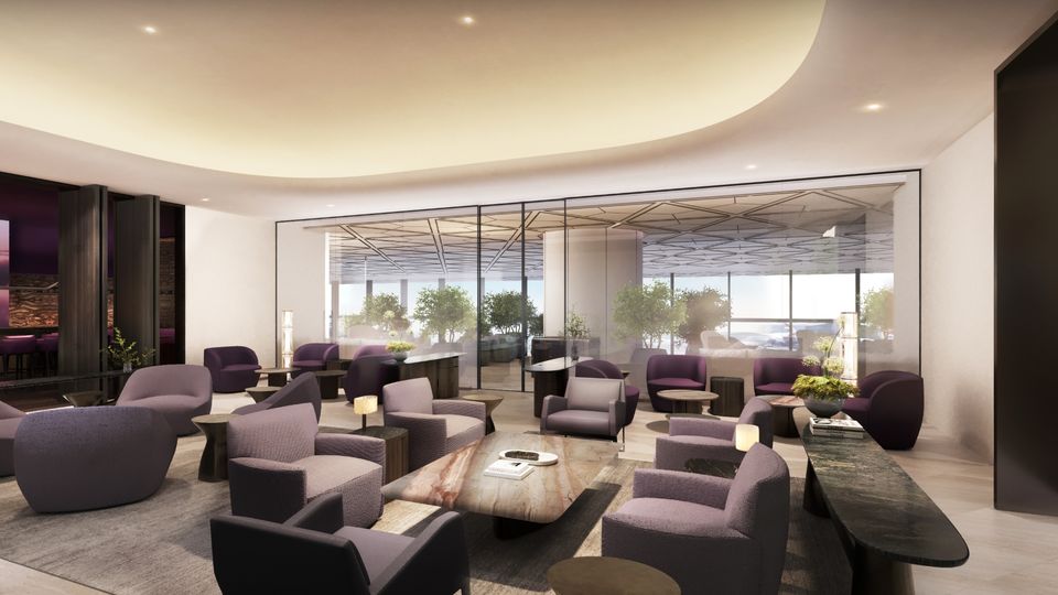 The Social Lounge at Riyadh Air's new Hafawa Lounge.