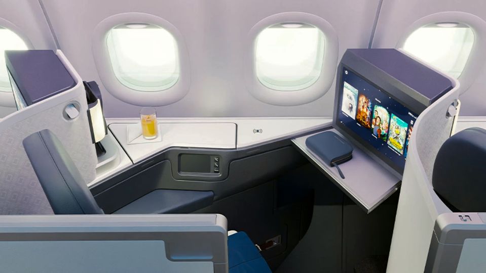 Malaysia Airlines' A330neo business class.