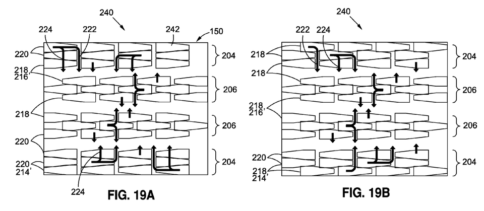 Boeing's US patent application shows as many as 12 passengers per row across a three-aisle jet.