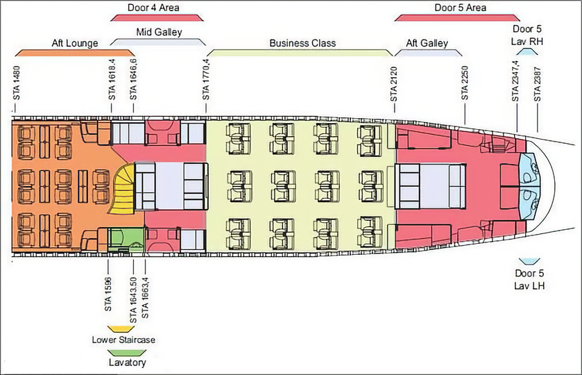 The floorpan of Trump's new Air Force One 747.. AMAC Aerospace