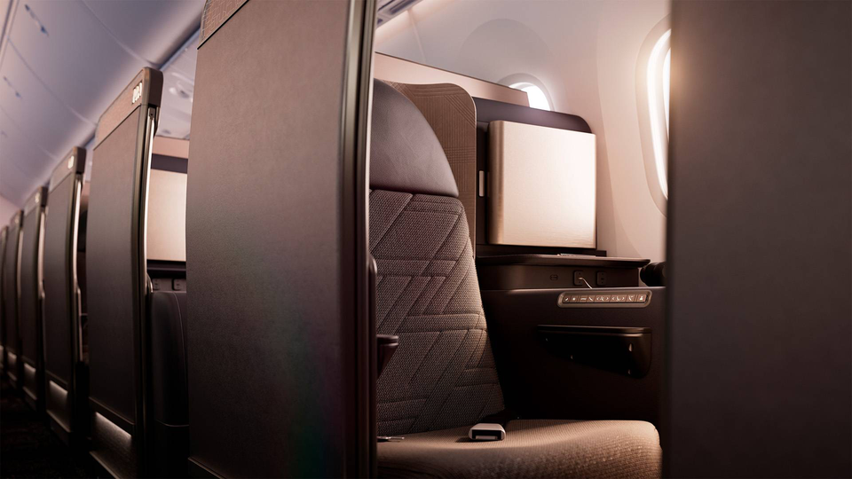 Korean Air's new Prestige Suites 2.0 business class.