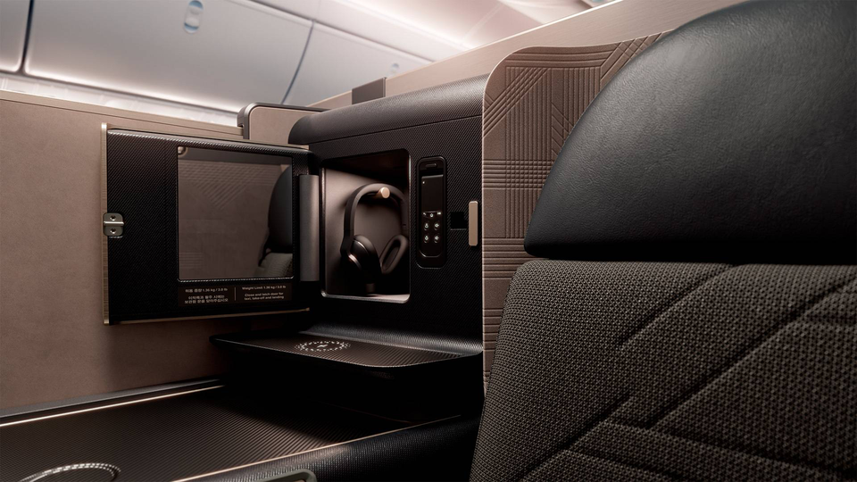 Korean Air's new Prestige Suites 2.0 business class.