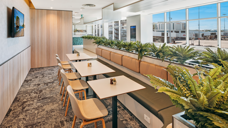 Sydney's Plaza Premium Lounge.