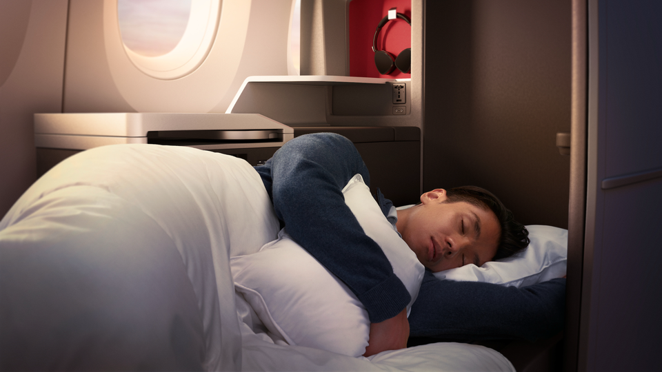 Relax in the comfort of Delta One suites.