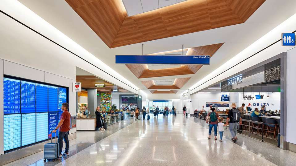 LAX's Delta Sky Way streamlines the stopover experience.