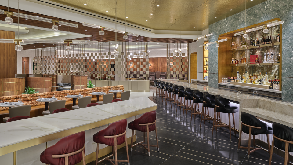 The exclusive Delta One Lounge at LAX.