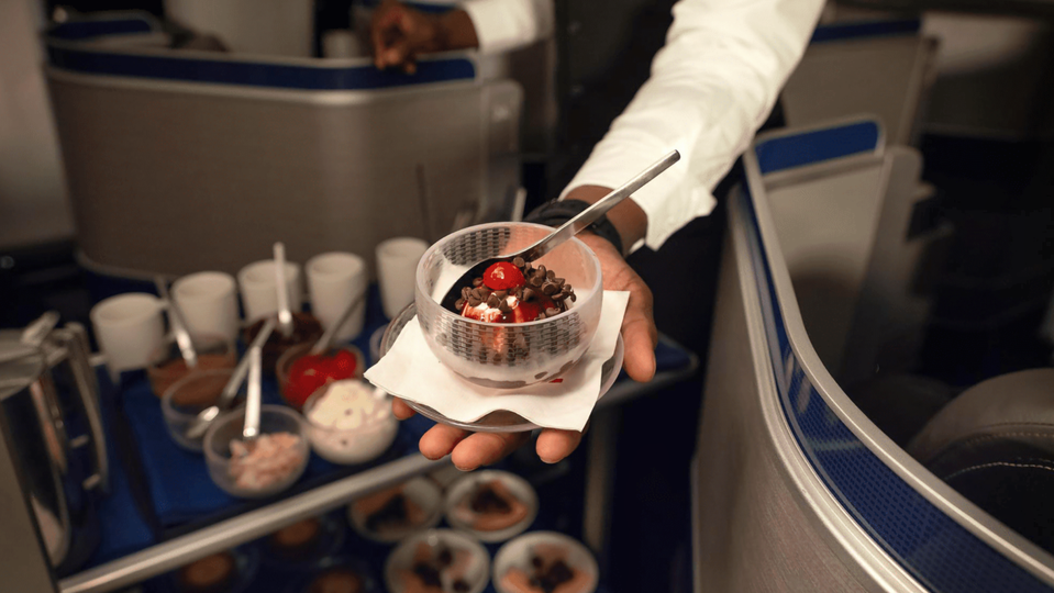 On United Airlines, every day is Sundae.