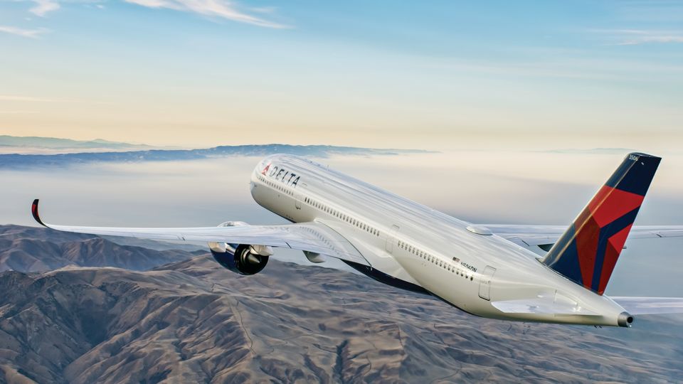 Delta's AU-bound A350 have a larger business class cabin of 40 Delta One suites,