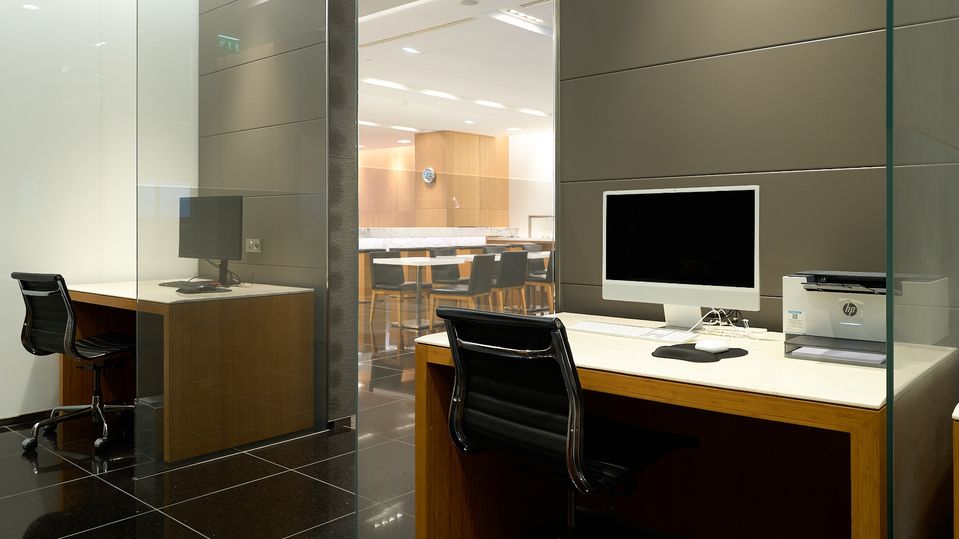 Cathay Pacific's Paris CDG lounge.