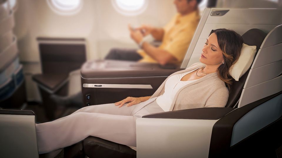 Hawaiian's current A330 business class.