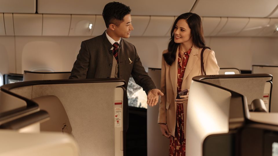 Cathay Pacific's JFK lounge will offer direct boarding from sofa to suite.