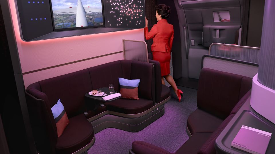 The Loft on Virgin Atlantic's Airbus A350.