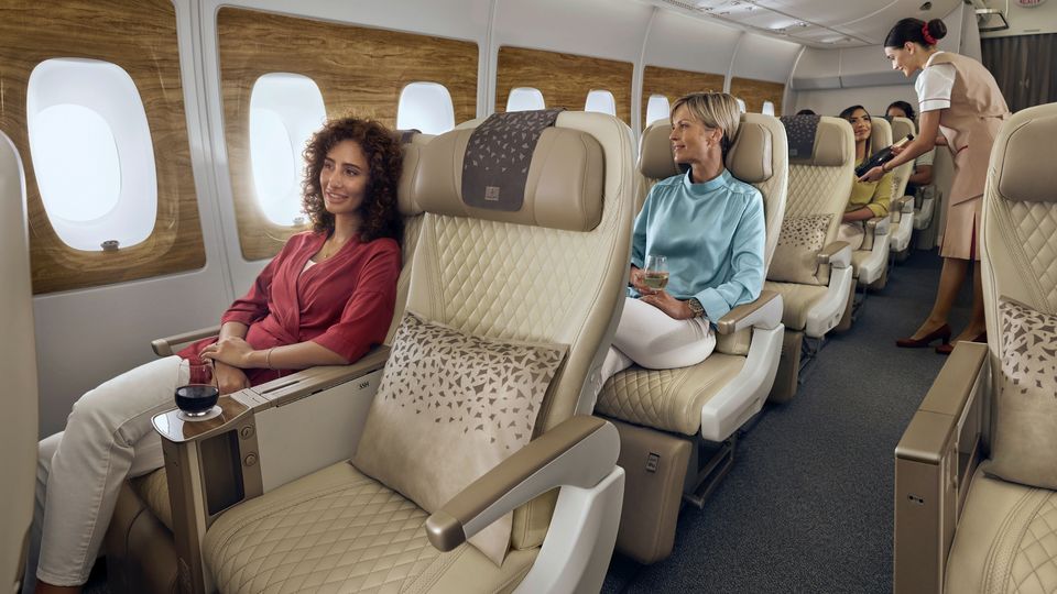 Emirates' premium economy sees a sharp rise in the number of points needed.