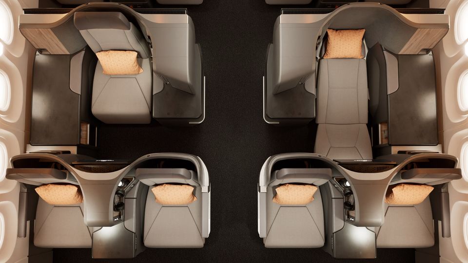 Thompson's Vantage business class.
