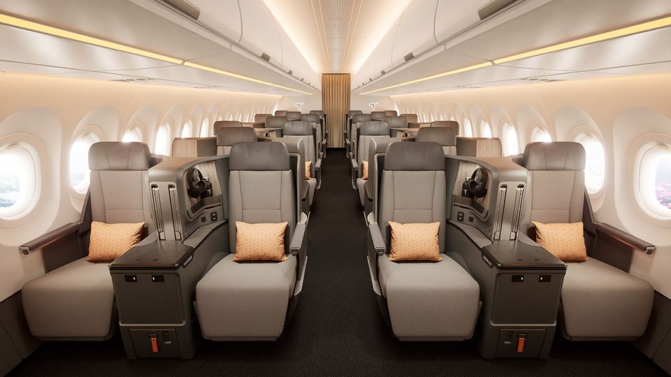 Thompson's Vantage business class.