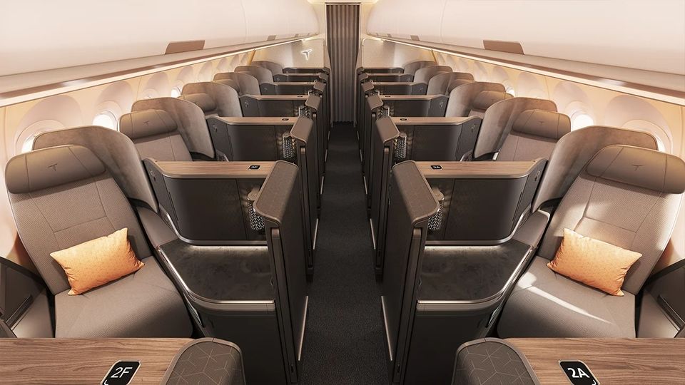 Thompson's Vantage Solo business class.