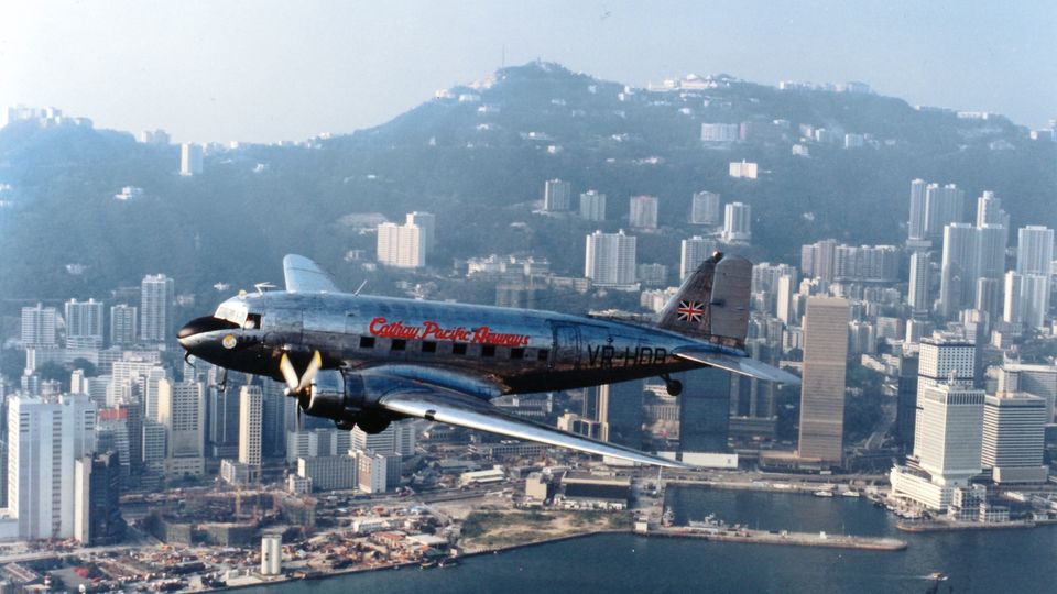 Cathay Pacific began flying in early 1946 with a single Douglas DC-3.