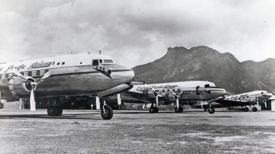 The fledgling airline quickly built up a small fleet of DC-3s.