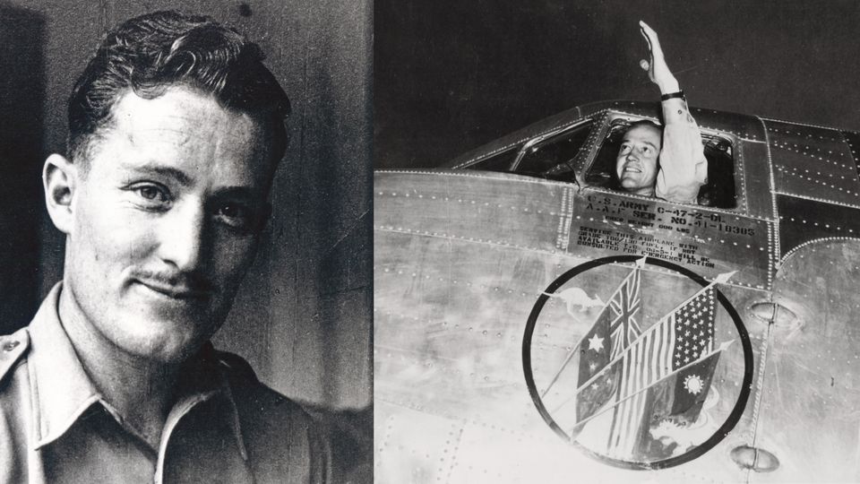 Cathay Pacific was founded by Australian Sydney de Kantzow (left) and American Roy Farrell (right).