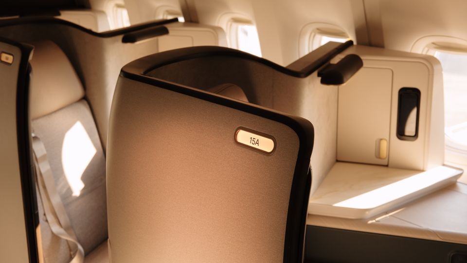 The A330 Aria Studio shares its design DNA with the 777 Aria Suite.