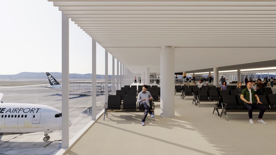 Melbourne Airport T2 will gain more aircraft gates and improved departure lounges.
