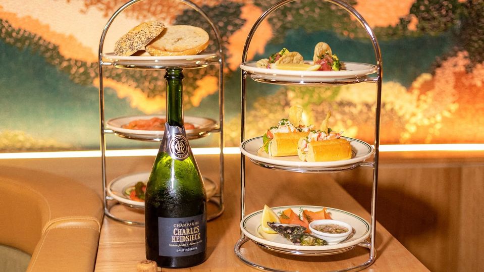 Two tempting towers at Luke's Bistro & Bar, SYD T3.