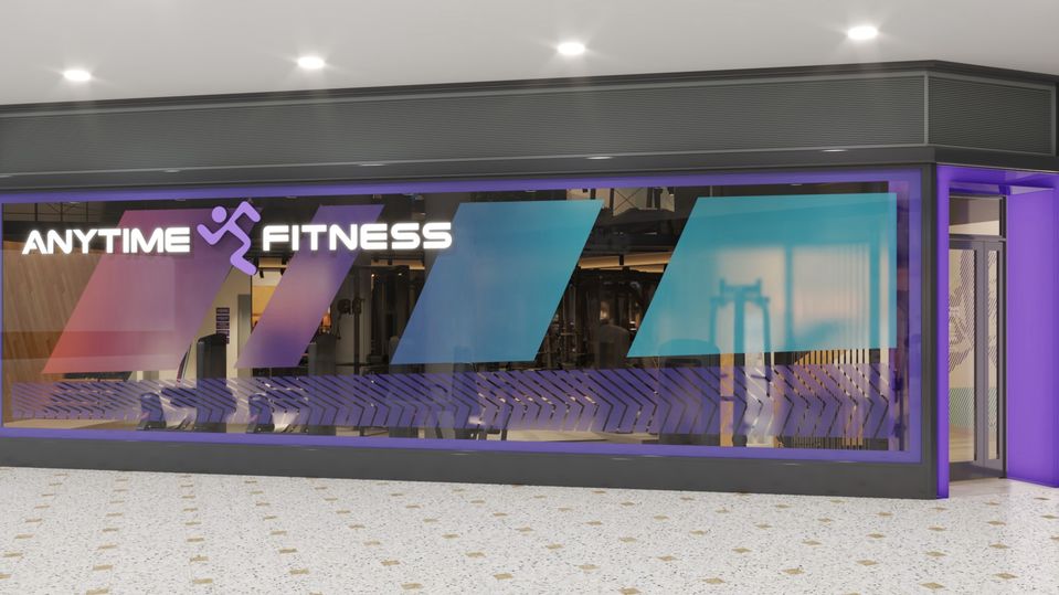 Sydney Airport's Anytime Fitness gym.