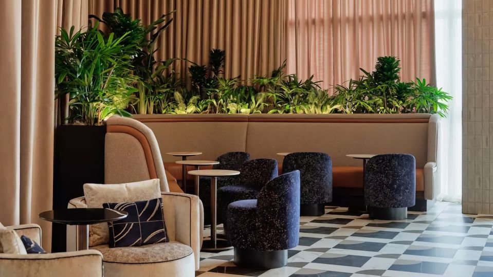 American Express' new Sidecar lounge at Las Vegas.