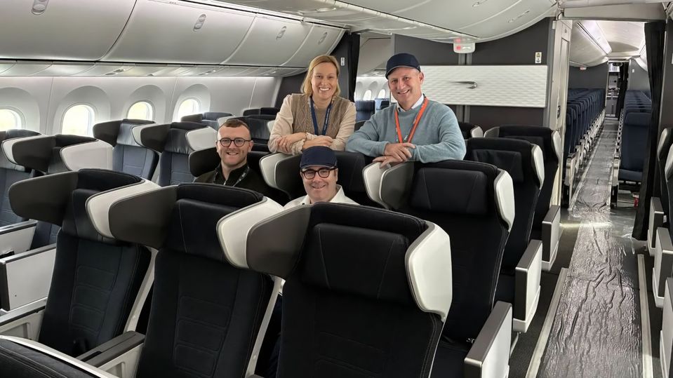 BA team-members shared this sneak peek at the revamped premium economy on social media.