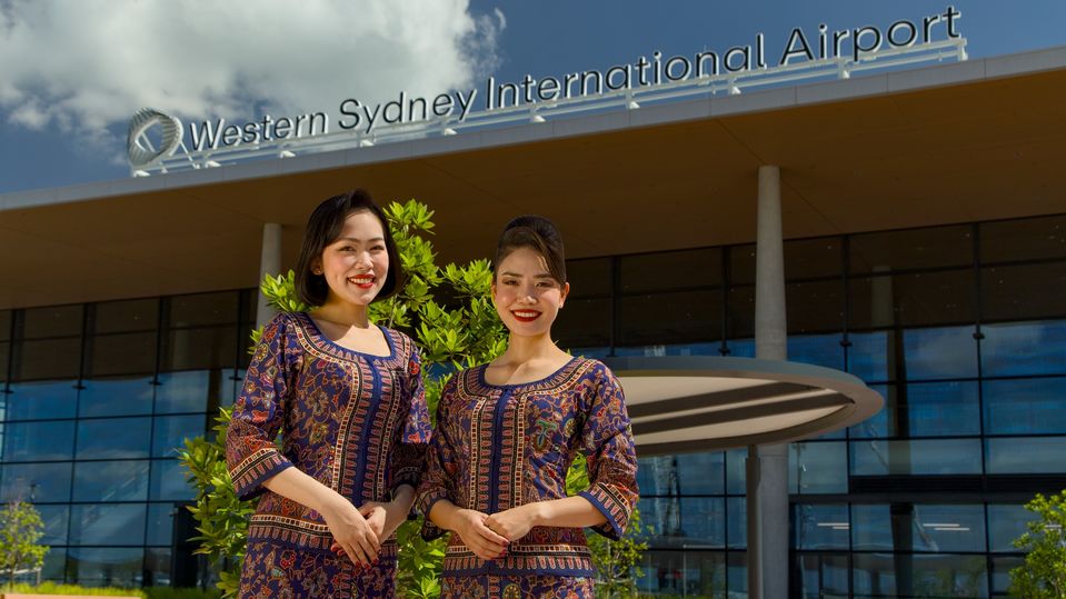 Singapore Airlines will host Western Sydney Airport's first overseas flights.