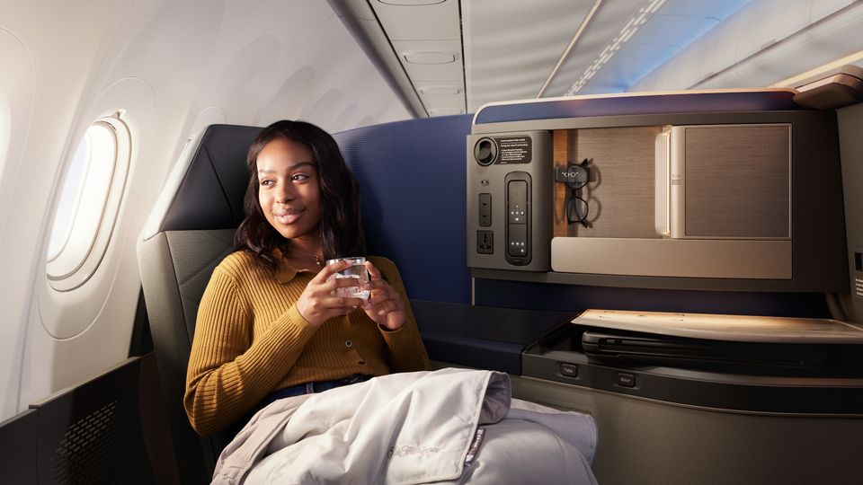 United's new single-aisle Polaris suite.