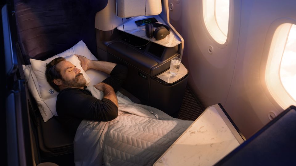 United's second-generation Polaris business class.