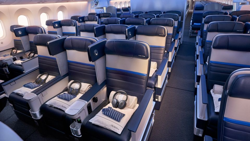 United's has also 'Elevated' its 787 premium economy.