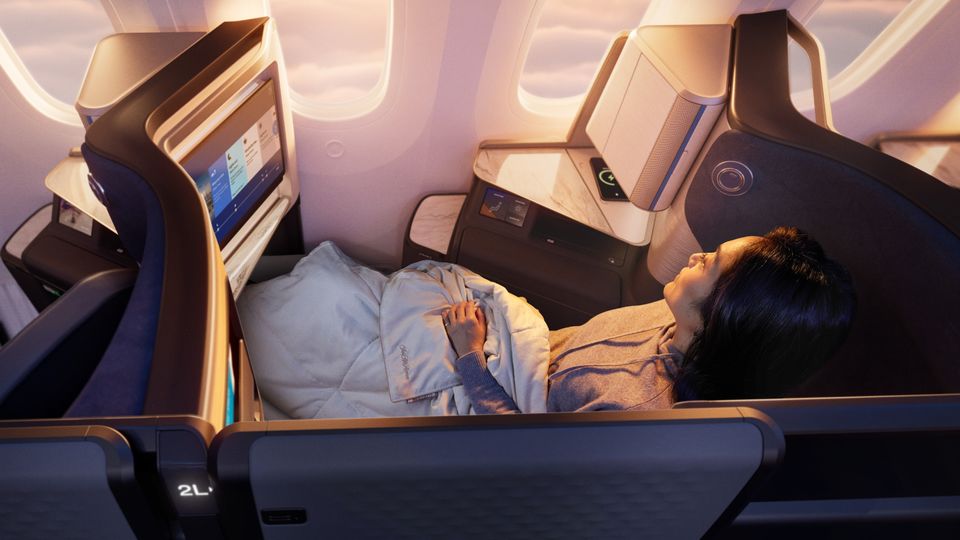 United's second-generation Polaris business class.