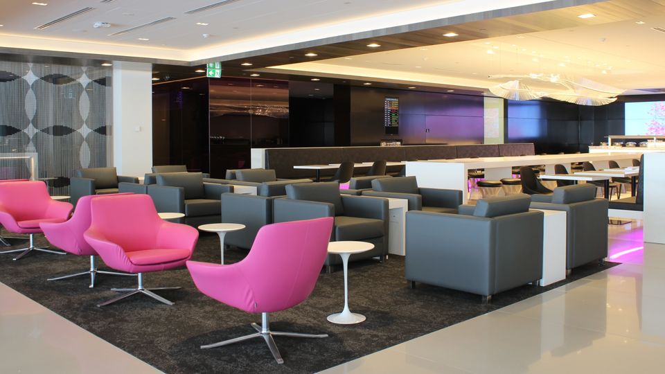 Air New Zealand's current Auckland International Lounge.