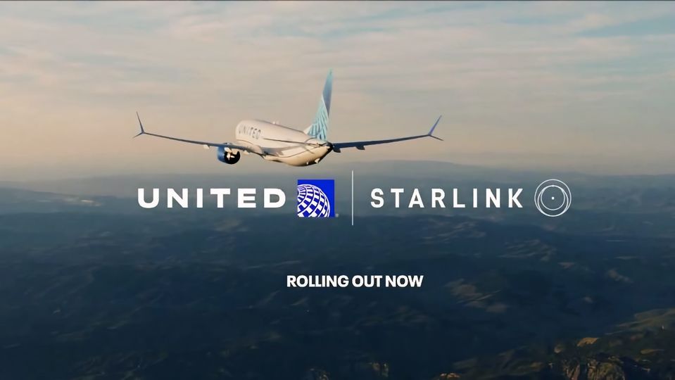 United says its entire fleet will boast free super-fast Starlink Wi-Fi by the end of 2027.