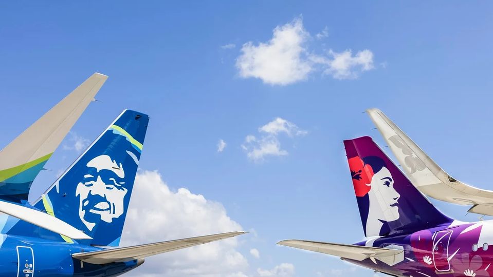Alaska and Hawaiian will retain their individual brands.