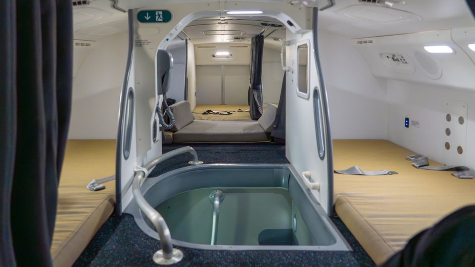 An upstairs crew rest will dramatically extend the JQ 787's flying range.