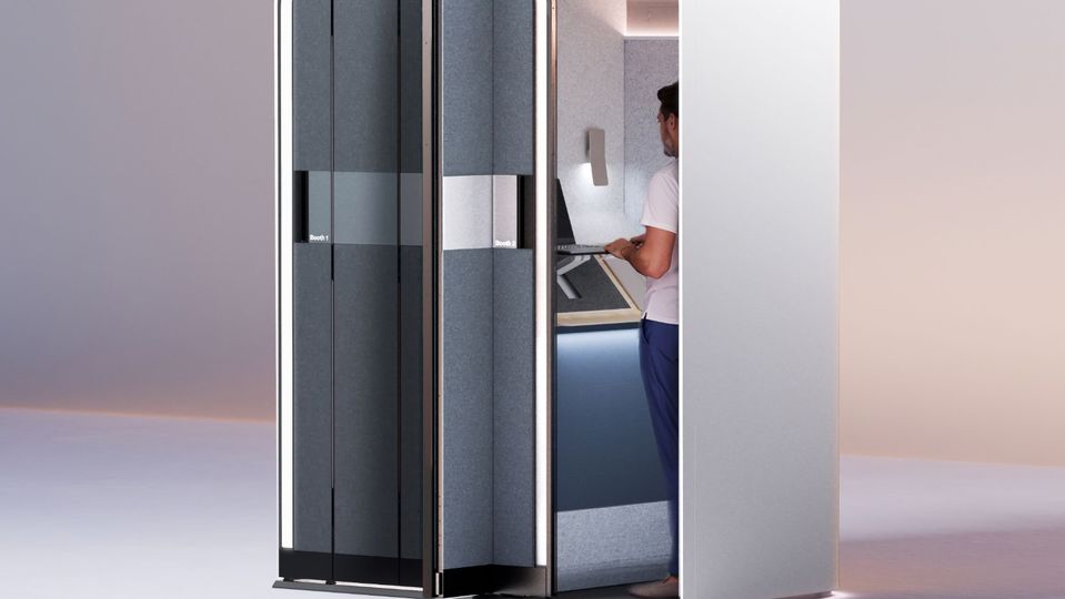 Boeing's 'digital phone booth' concept.