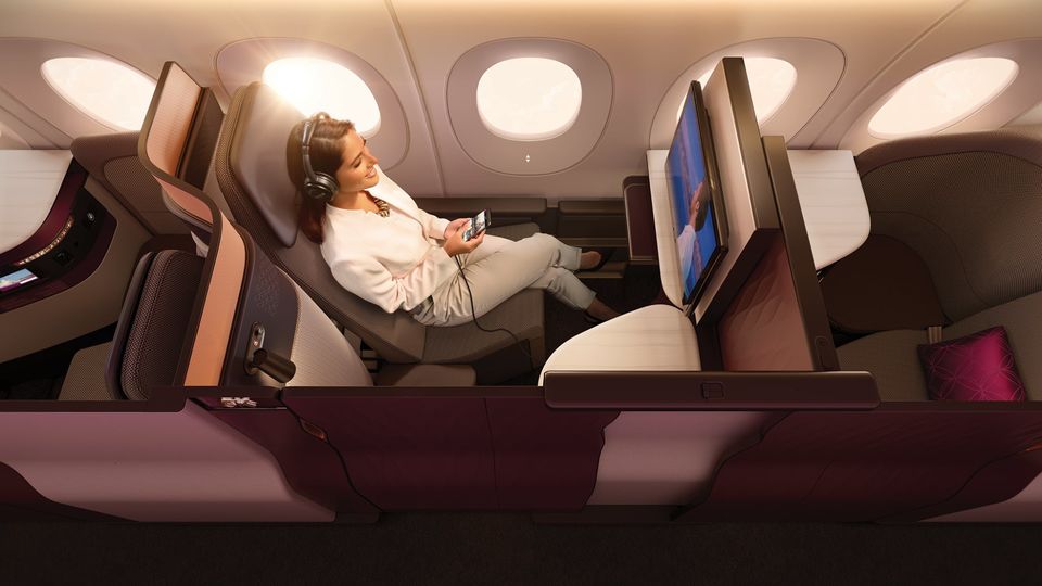 Sydney-Doha will see an A350 with Qsuites business class until mid-September.